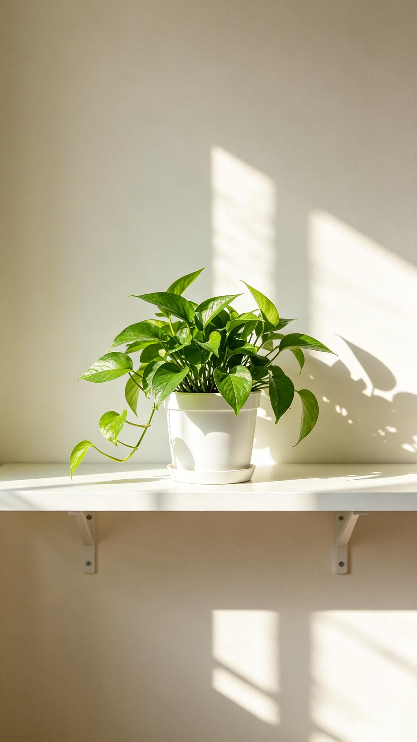 Lush Indoor Green Plants
