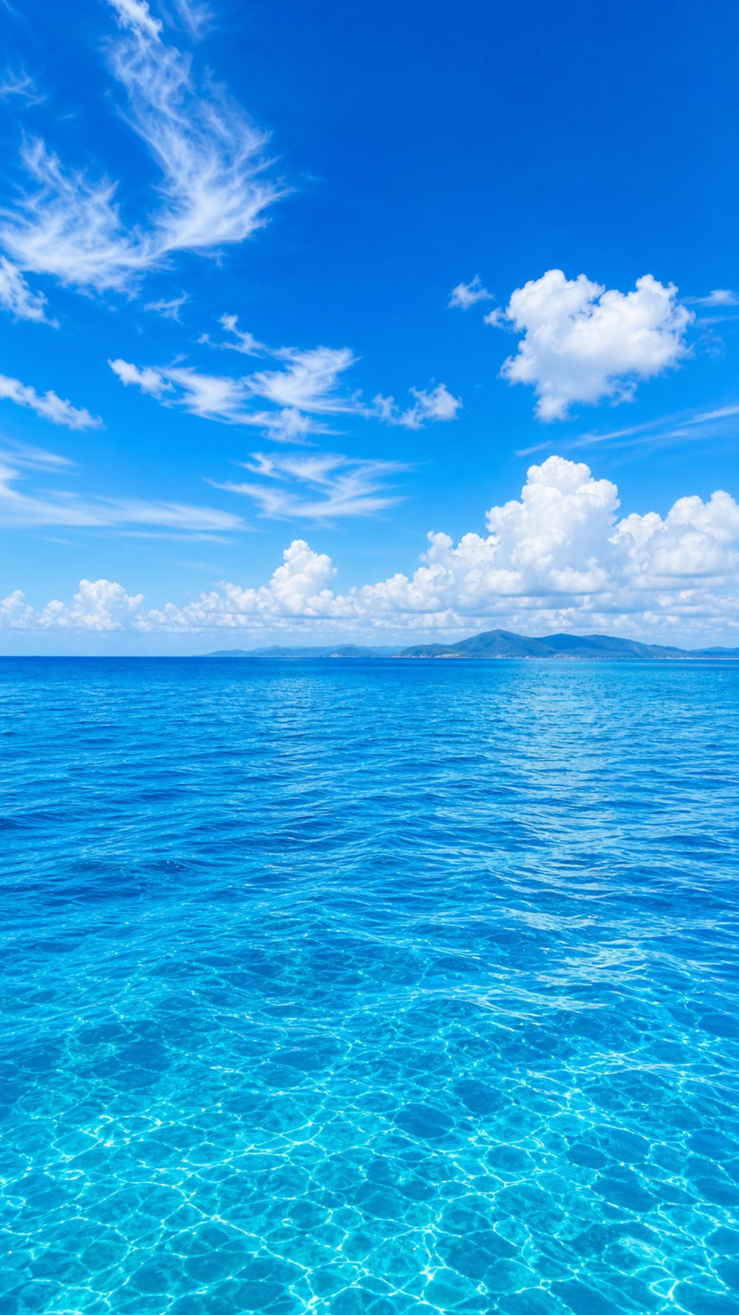 Endless azure sea