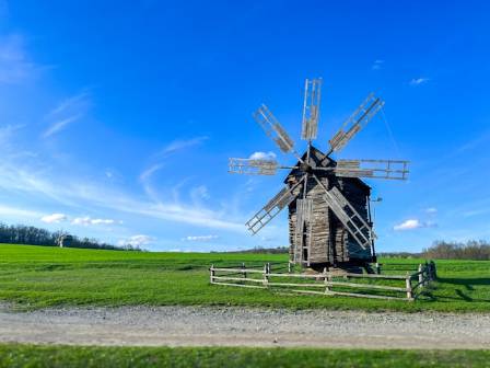 The Old-Fashioned Windmill